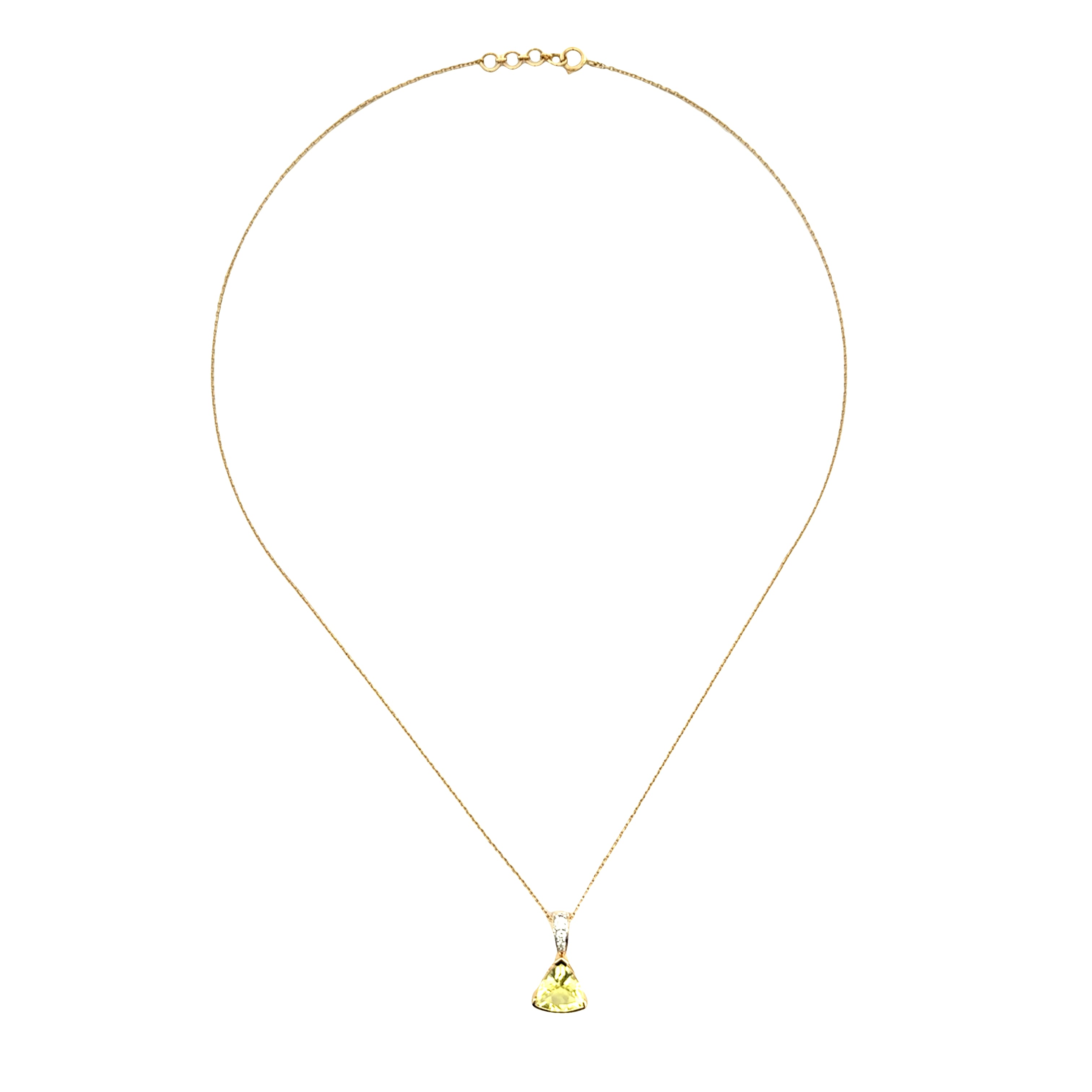 18K Lab Grown Diamond Necklace