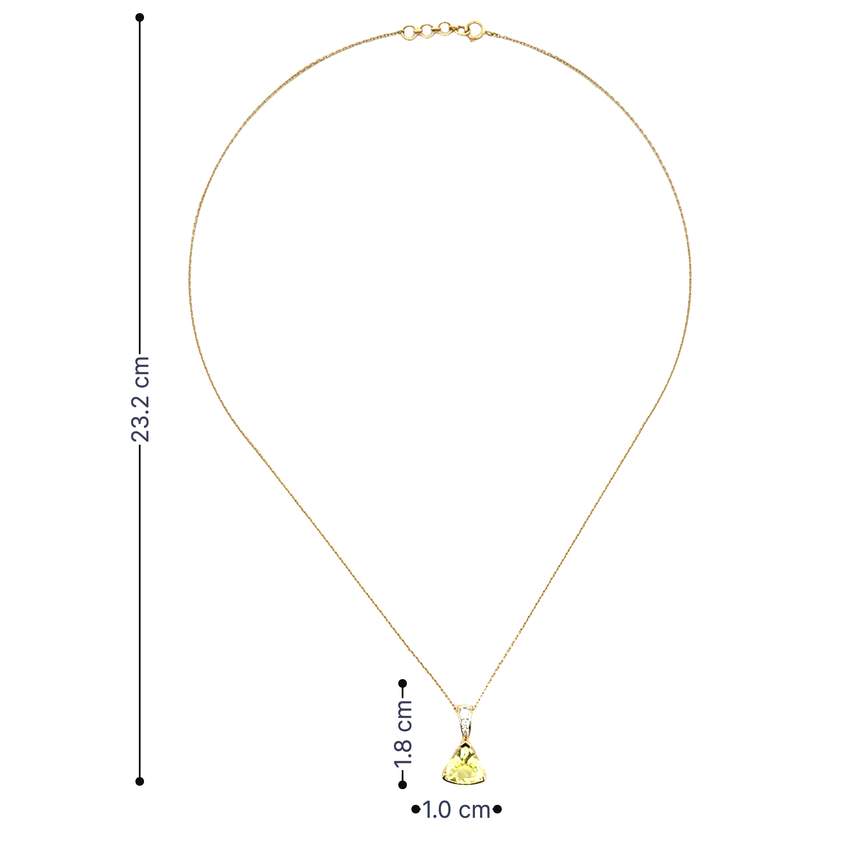 18K Lab Grown Diamond Necklace