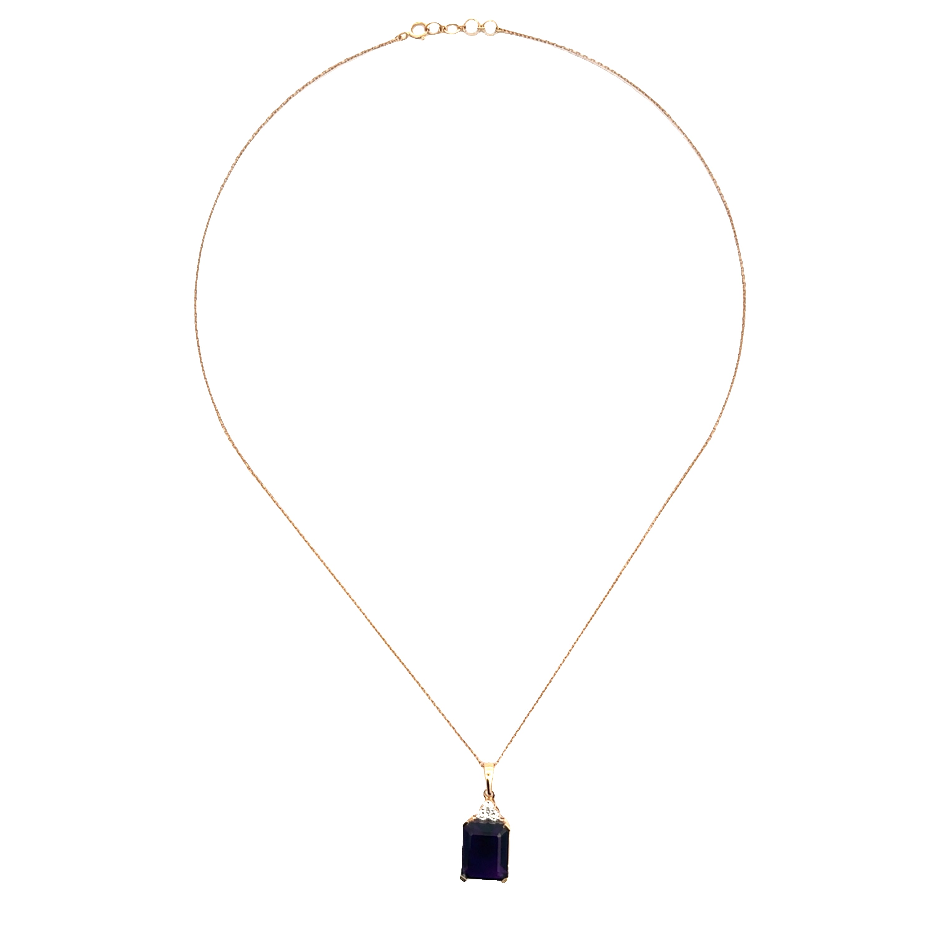 18K Lab Grown Diamond Necklace