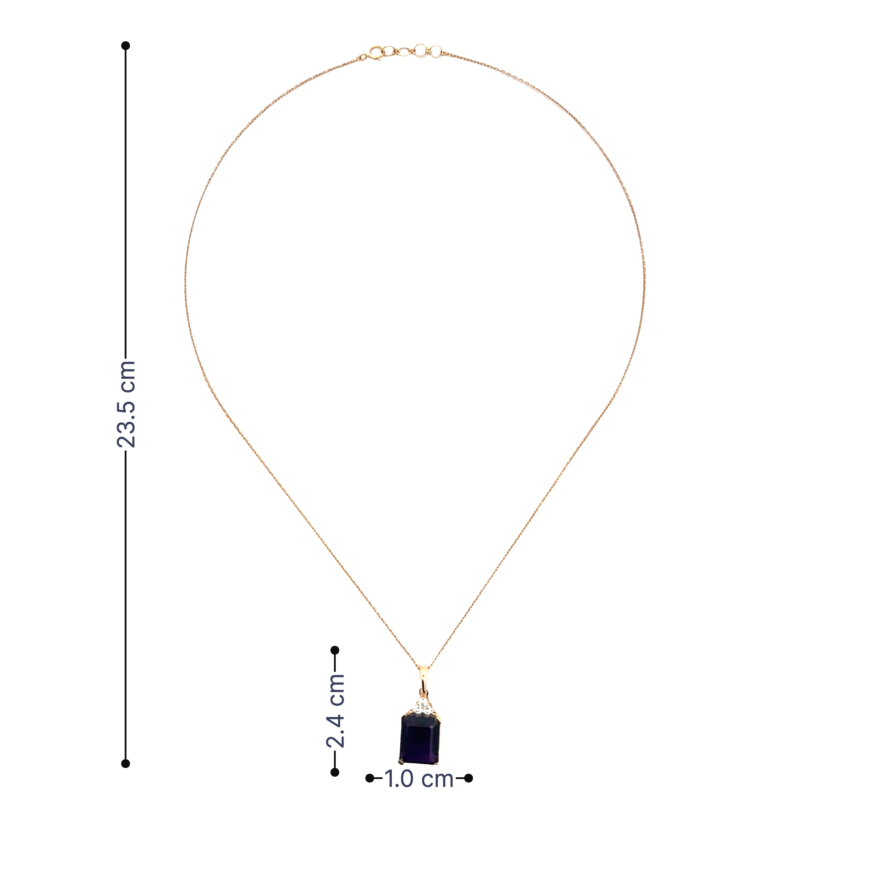 18K Lab Grown Diamond Necklace