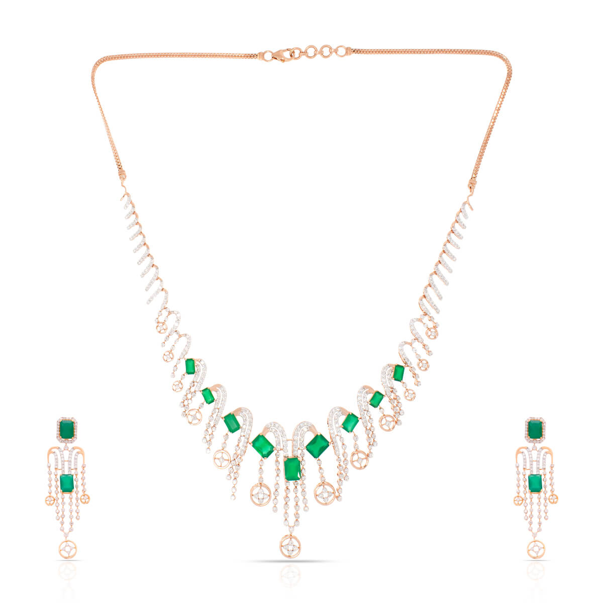 Sophisticated Shine Diamond Necklace