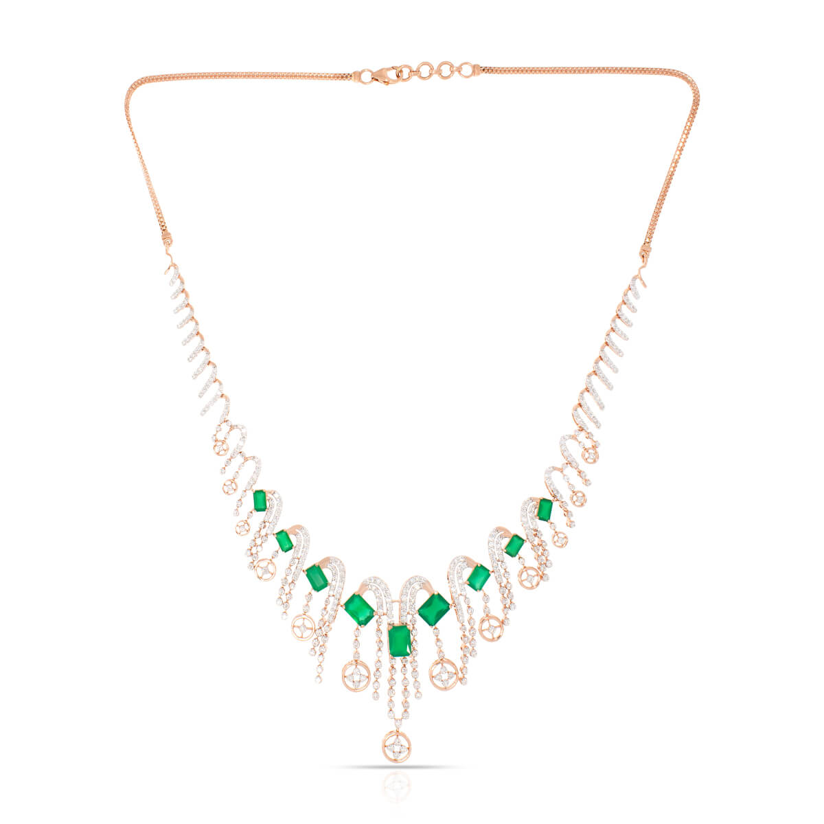 Sophisticated Shine Diamond Necklace