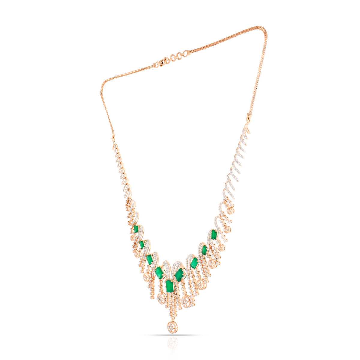Sophisticated Shine Diamond Necklace
