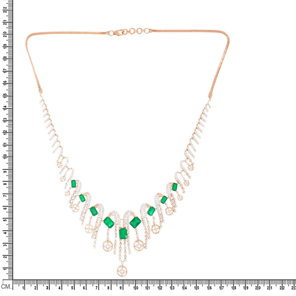 Sophisticated Shine Diamond Necklace