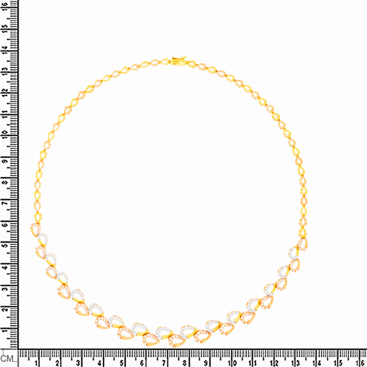 Minimalist Radiance 18K Diamond Short Necklace Set