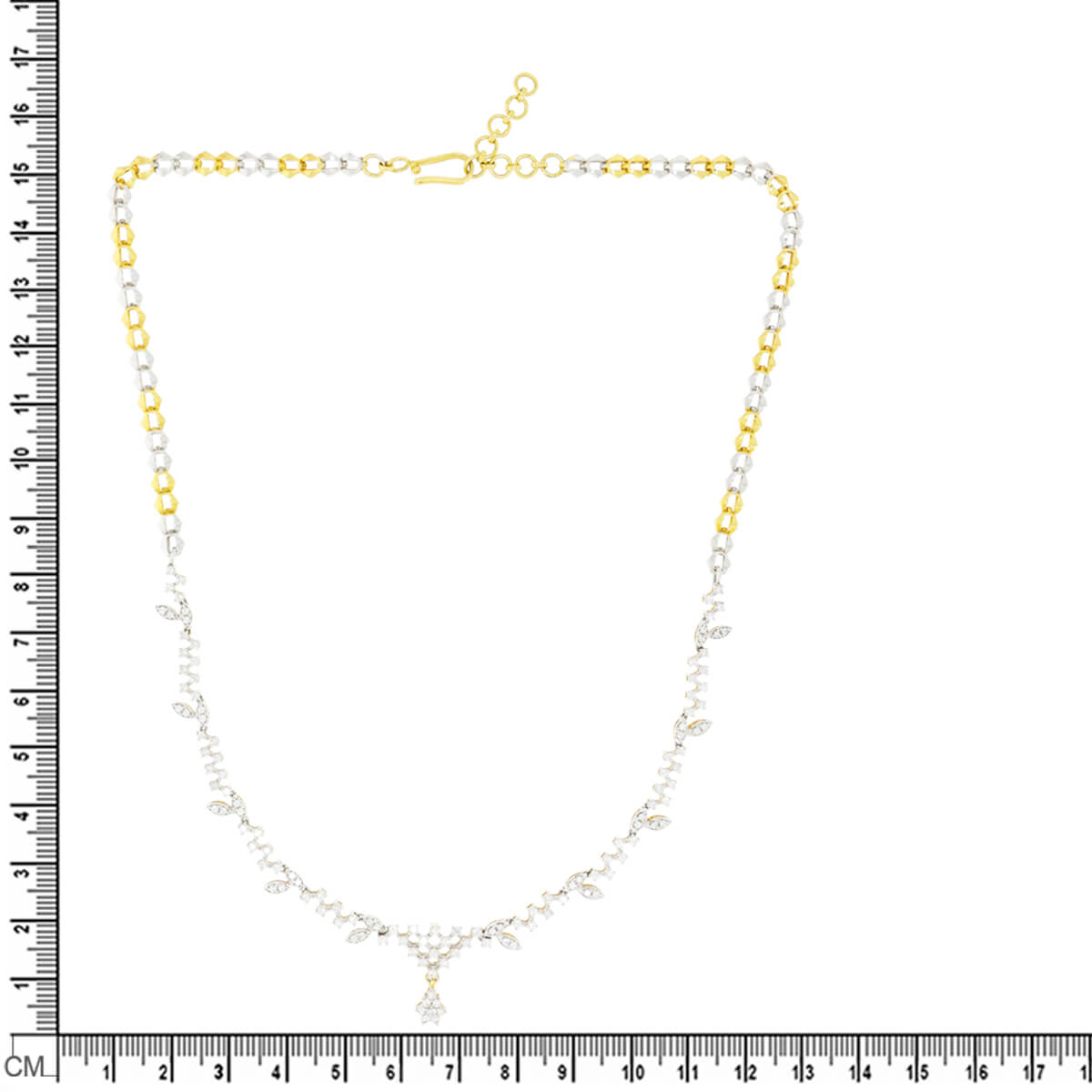 Stunning Dazzle Diamond Short Necklace