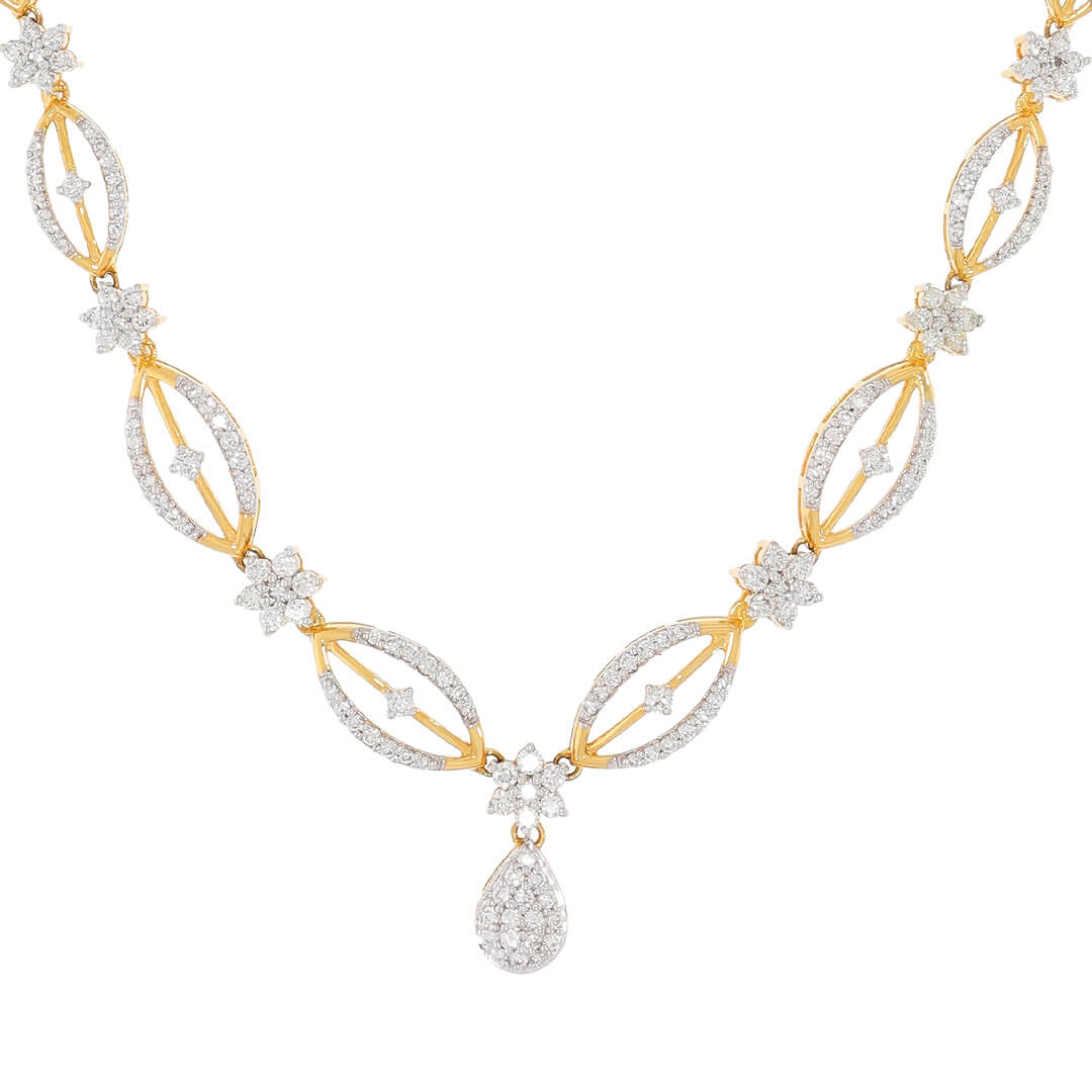 Radiant Stars Diamond Short Necklace