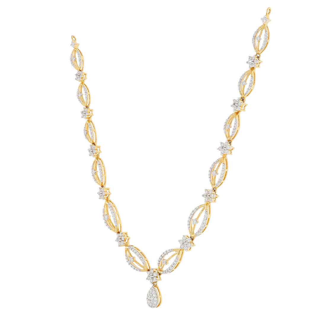Radiant Stars Diamond Short Necklace
