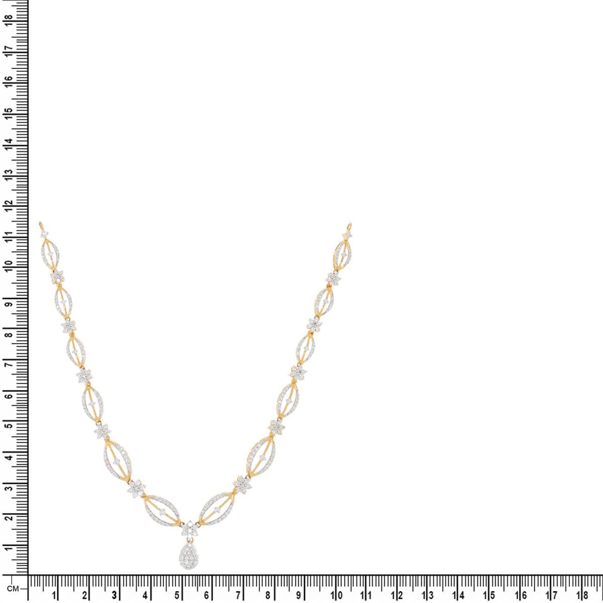 Radiant Stars Diamond Short Necklace