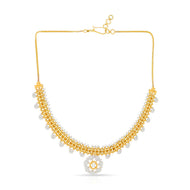 Cheerful Bloom Diamond Short Necklace