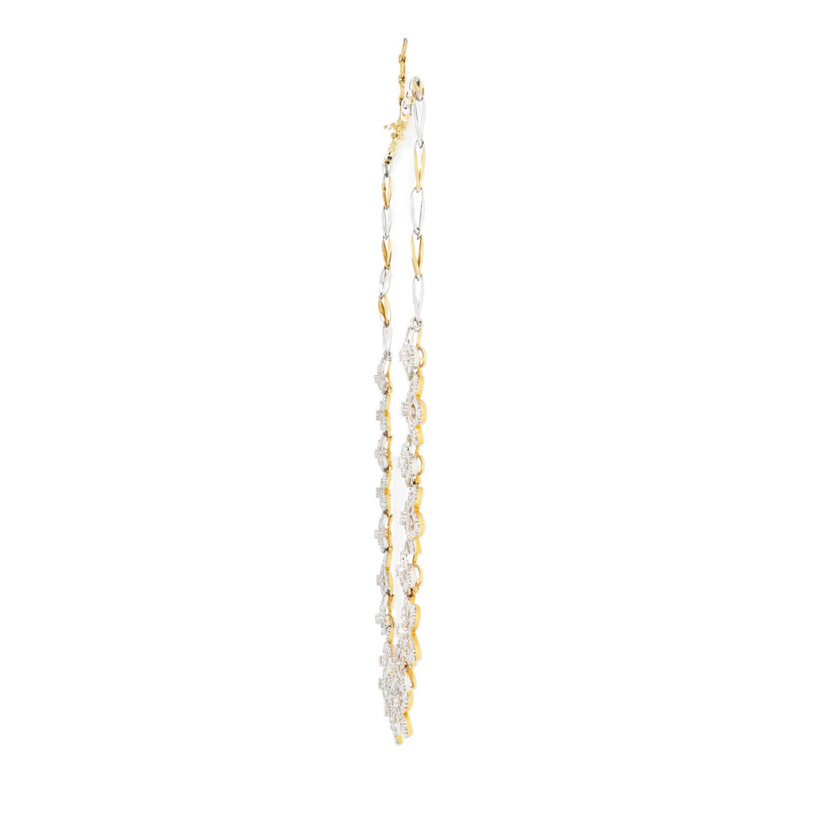 Shimmering Blossoms Diamond Short Necklace