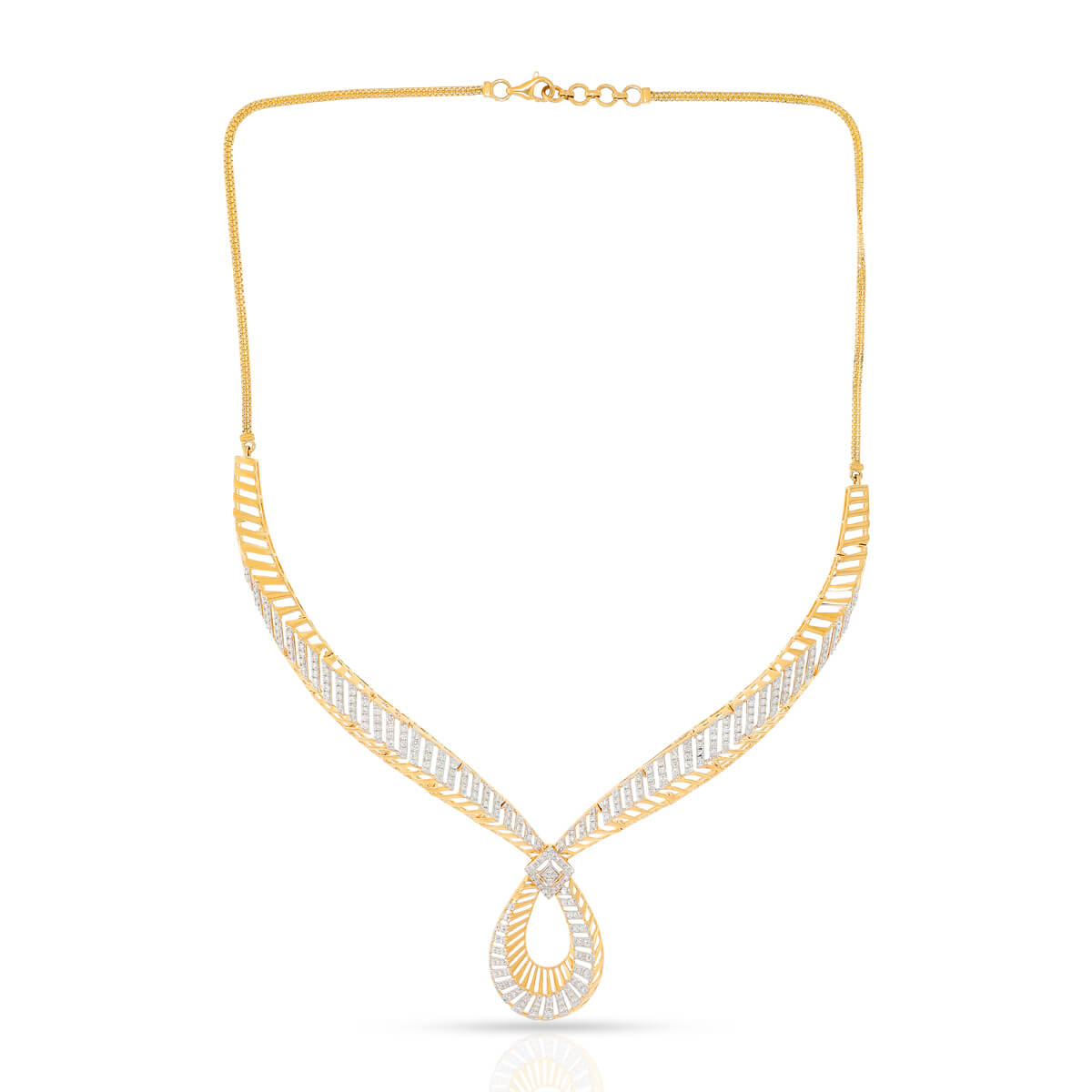 Bold Elegance Diamond Short Necklace