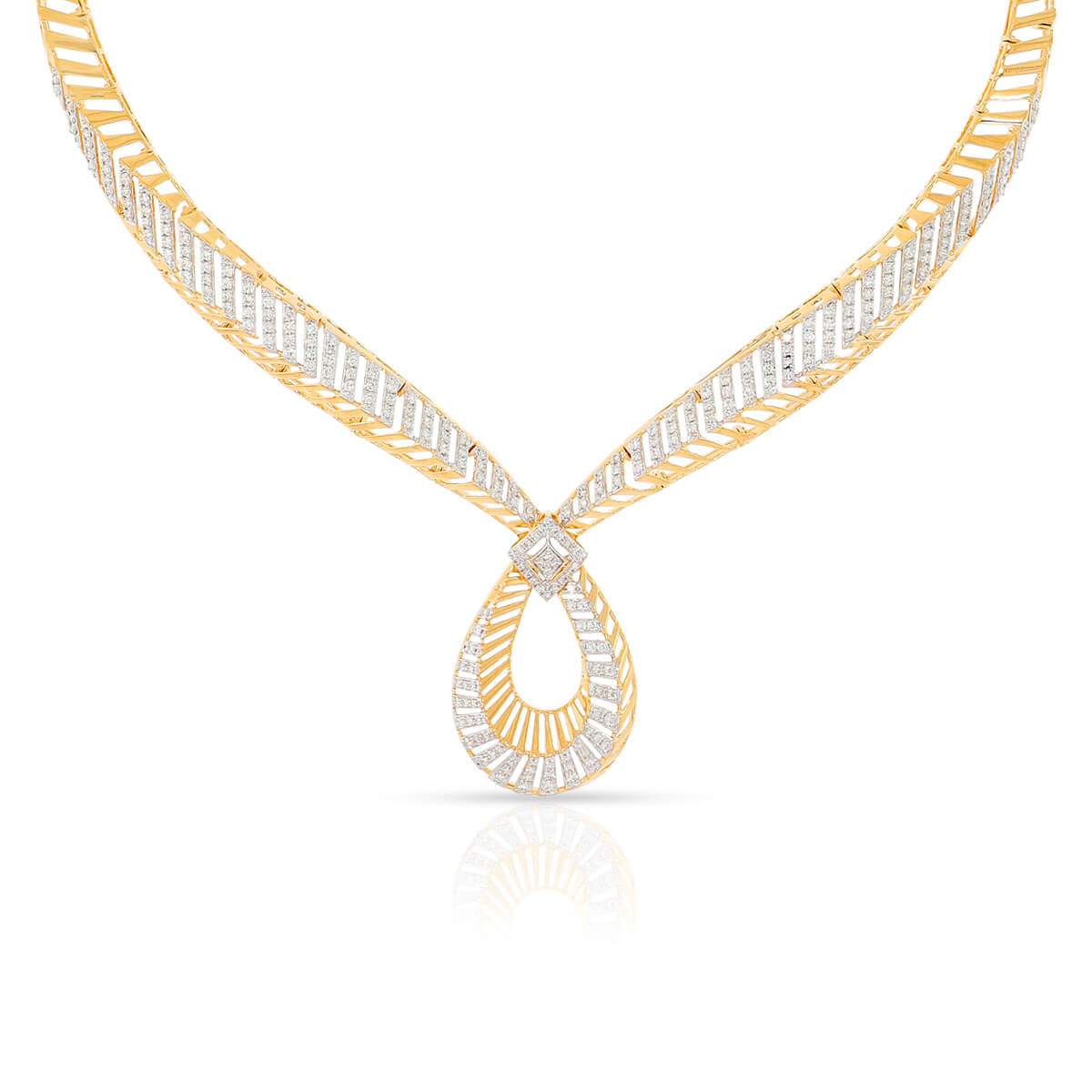 Bold Elegance Diamond Short Necklace