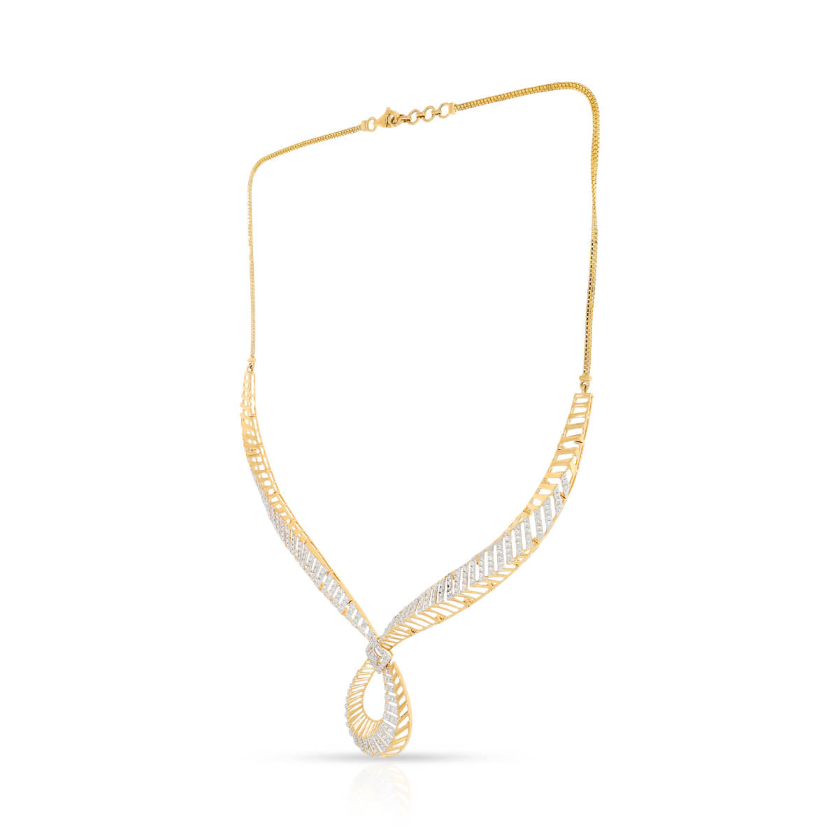 Bold Elegance Diamond Short Necklace