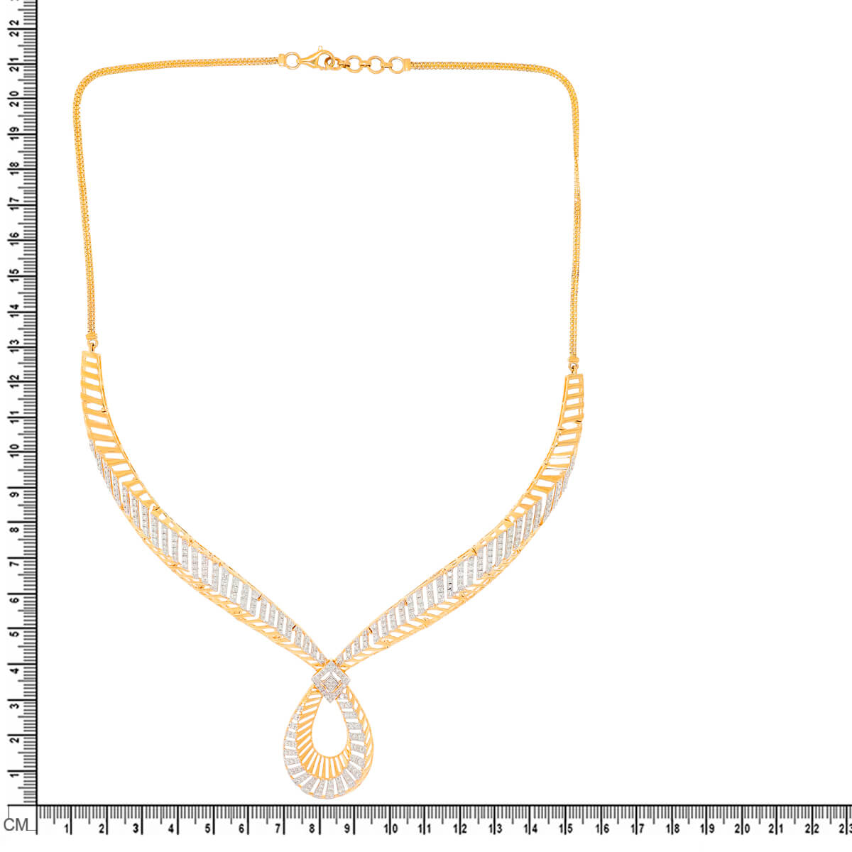 Bold Elegance Diamond Short Necklace