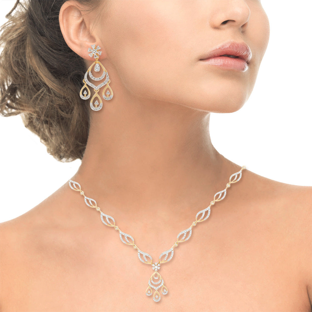 Vintage Radiance Diamond Short Necklace