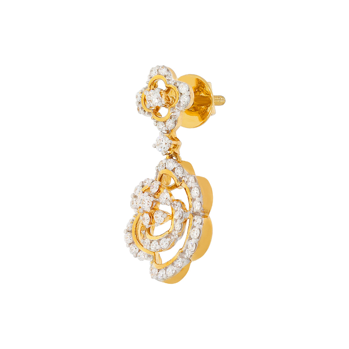 Shimmering Petals Harmony Diamond Short Necklace