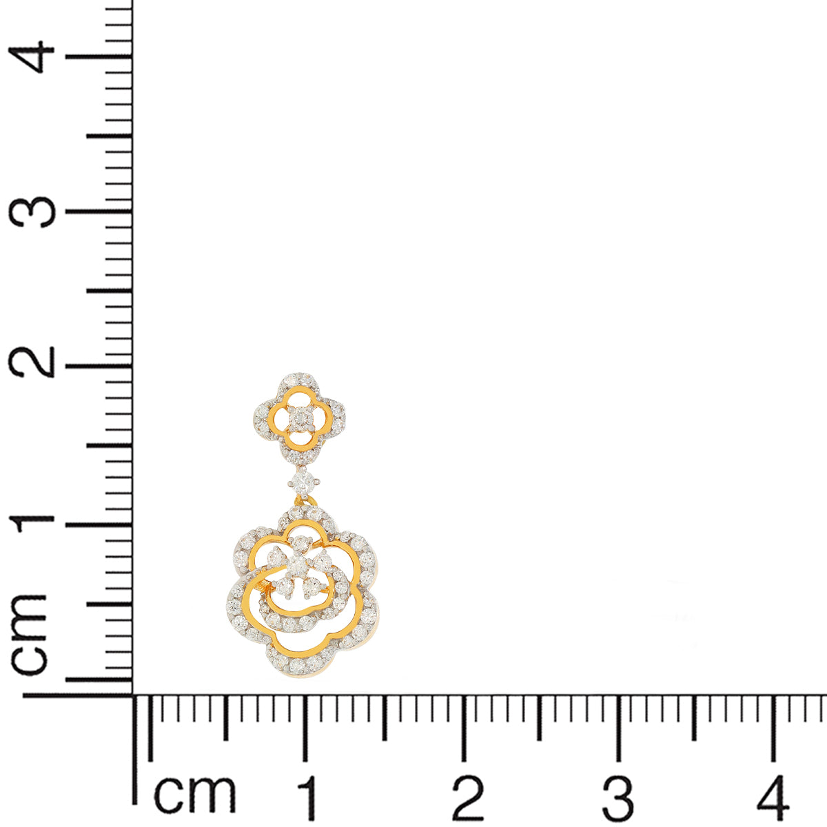 Shimmering Petals Harmony Diamond Short Necklace