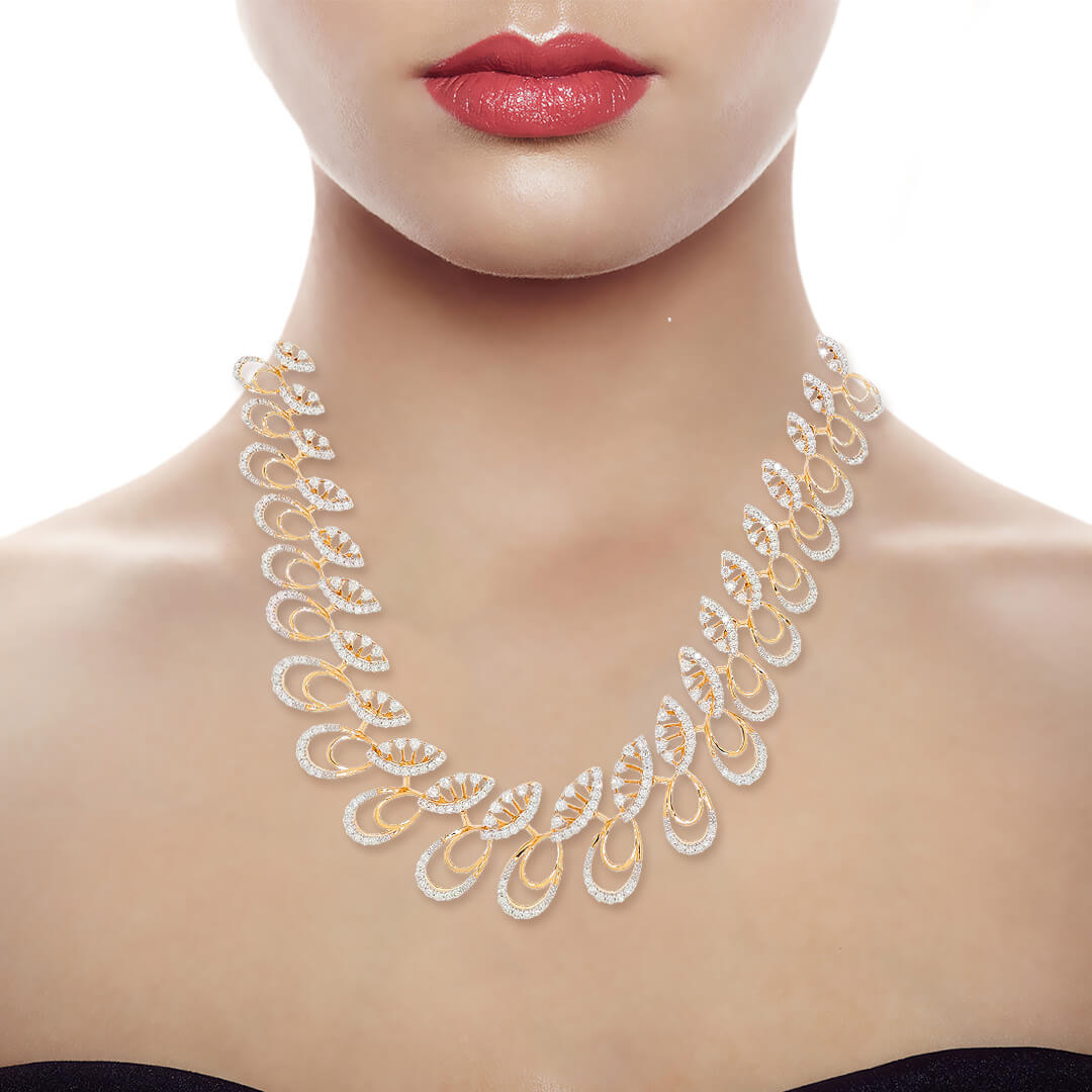 Elegant Nuptial Diamond Necklace