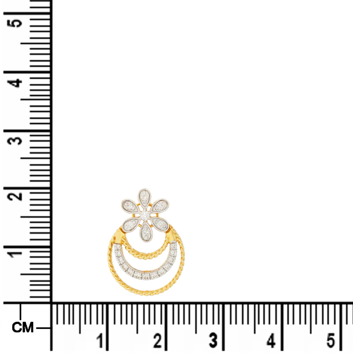 Radiant Charming Bloom Diamond Short Necklace