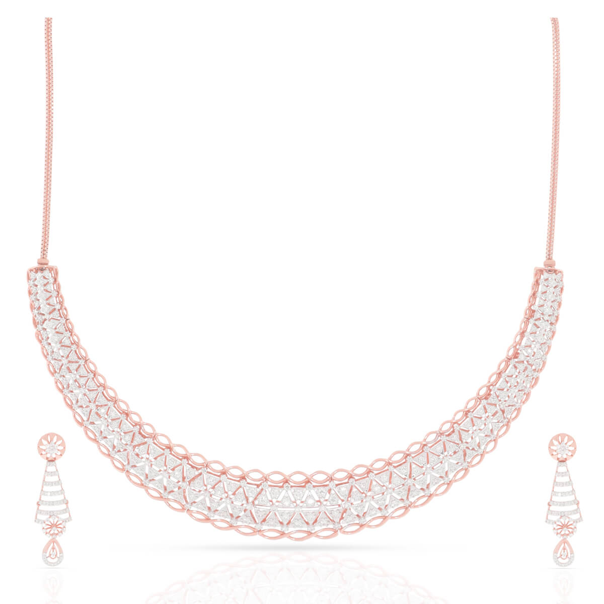 Diamond Necklace for Radiant Bride