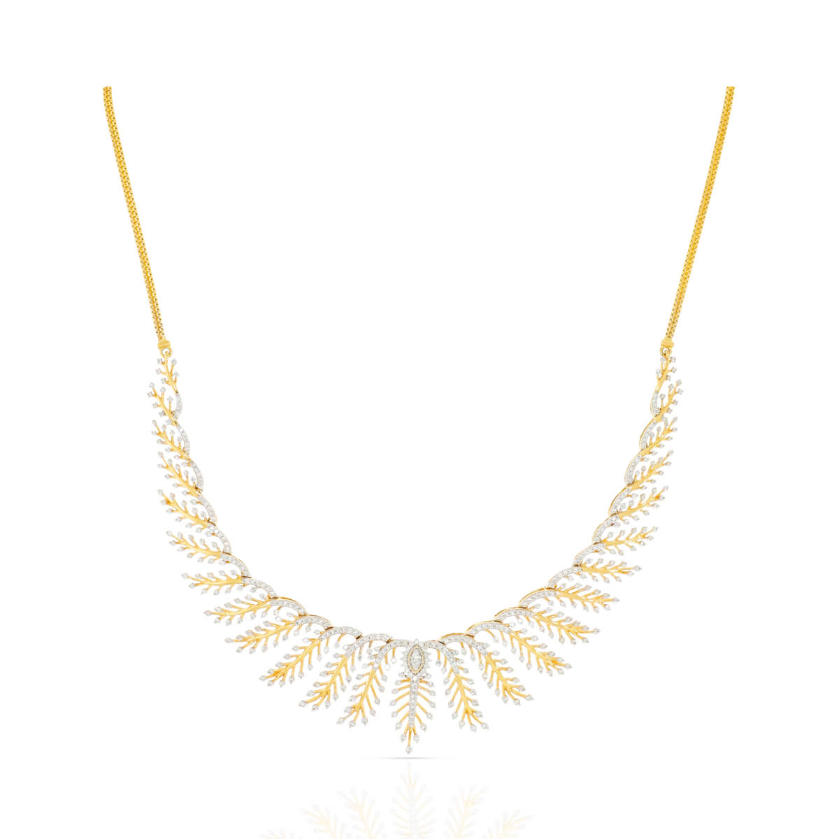 Minimalist Radiance Diamond Short Necklace