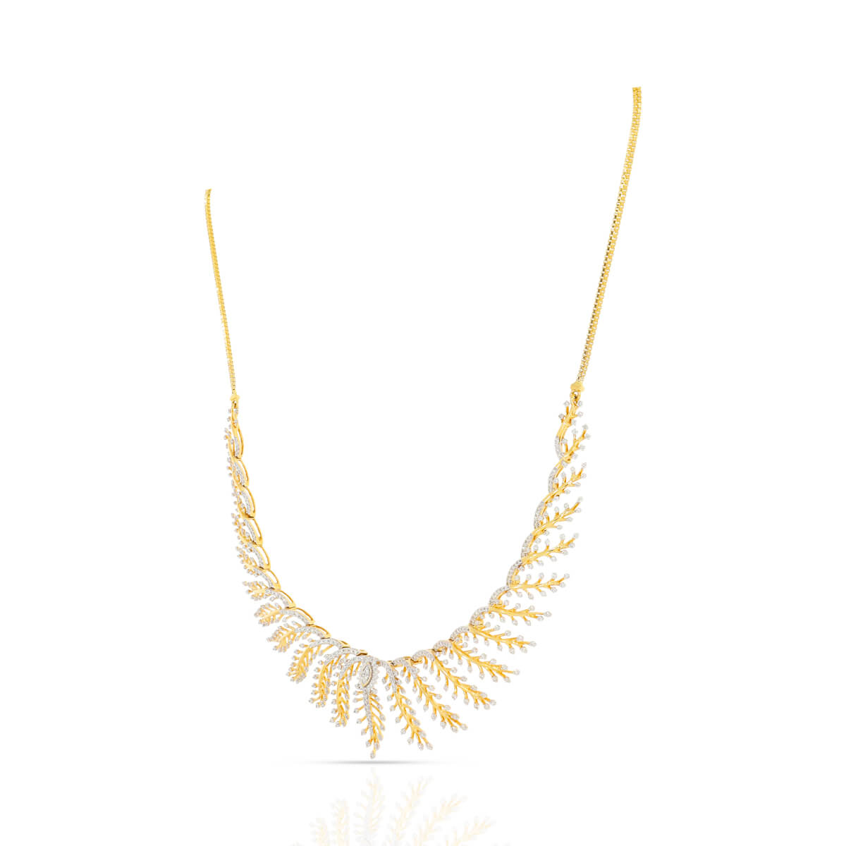 Minimalist Radiance Diamond Short Necklace