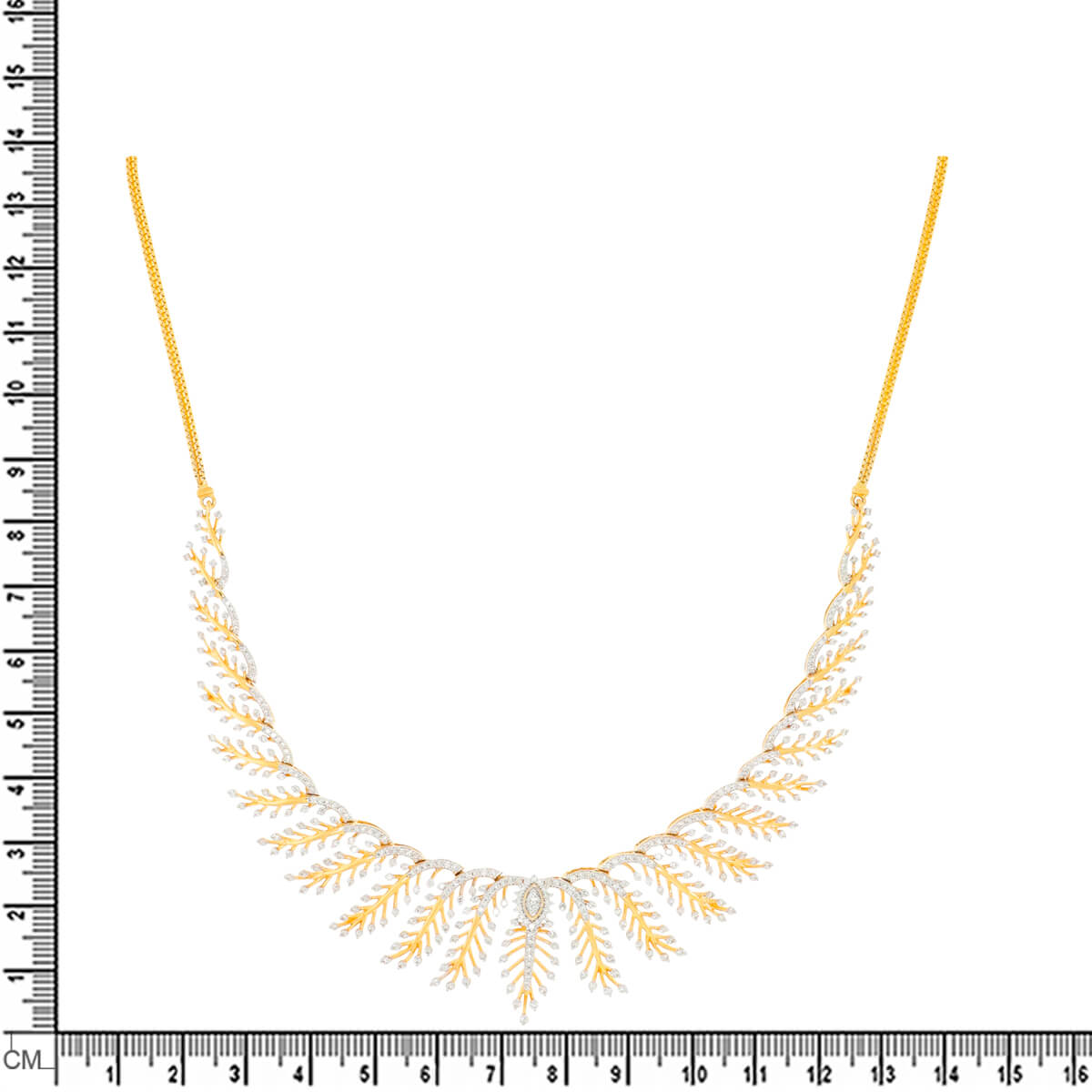 Minimalist Radiance Diamond Short Necklace