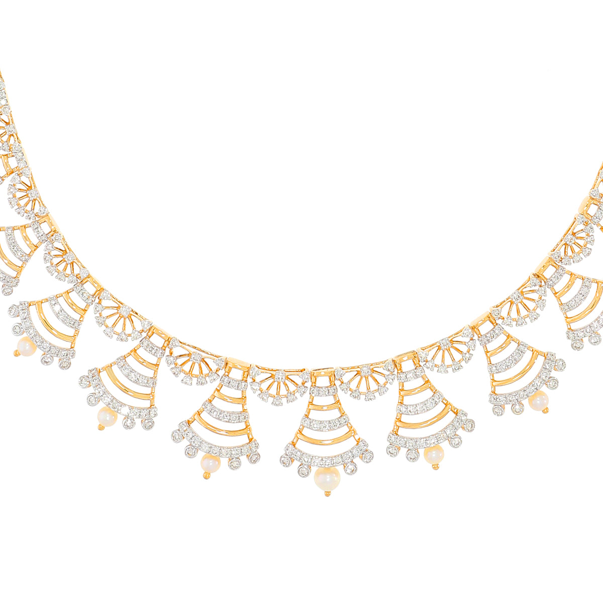 Triad Radiance Diamond Short Necklace