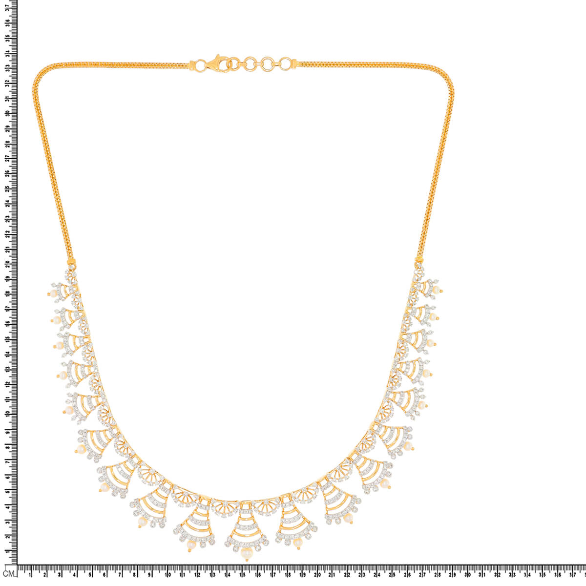 Triad Radiance Diamond Short Necklace