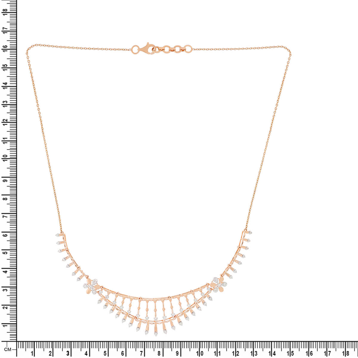 Effortless Gleam Diamond Short Necklace