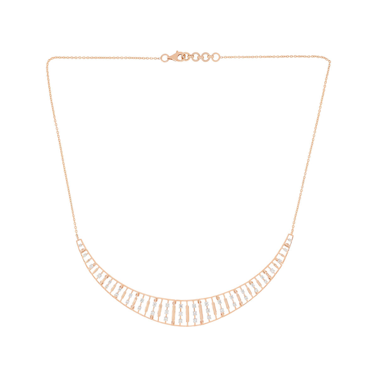 Chic Glow Diamond Short Necklace