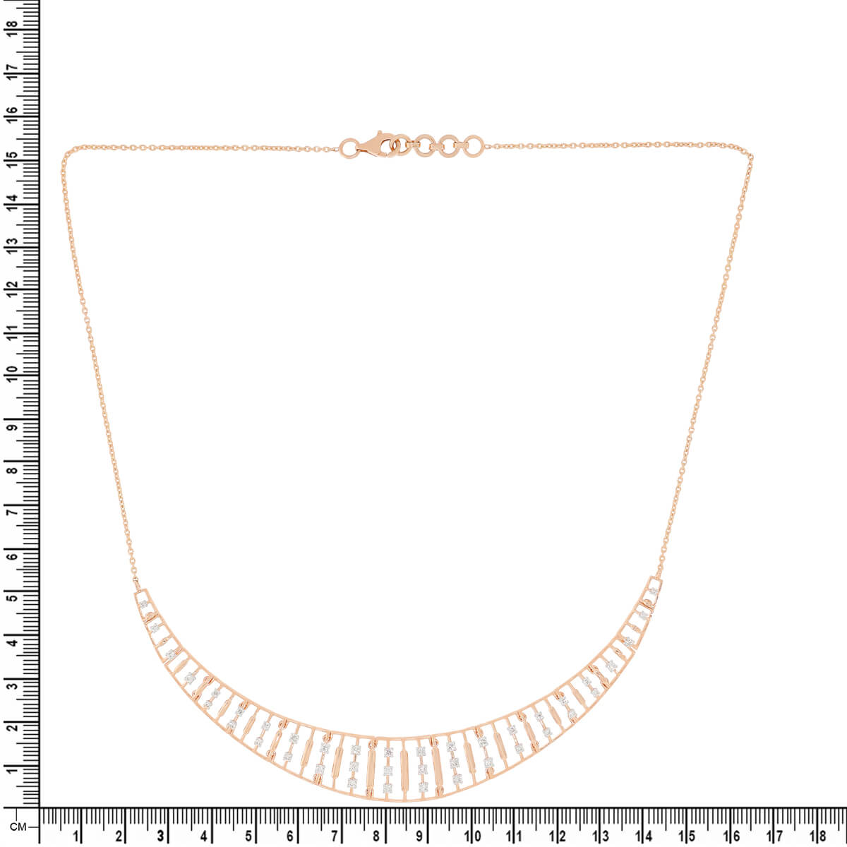 Chic Glow Diamond Short Necklace