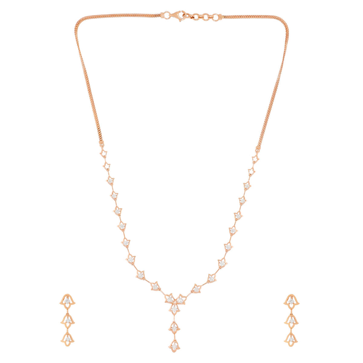 Chic Charm Diamond Short Necklace