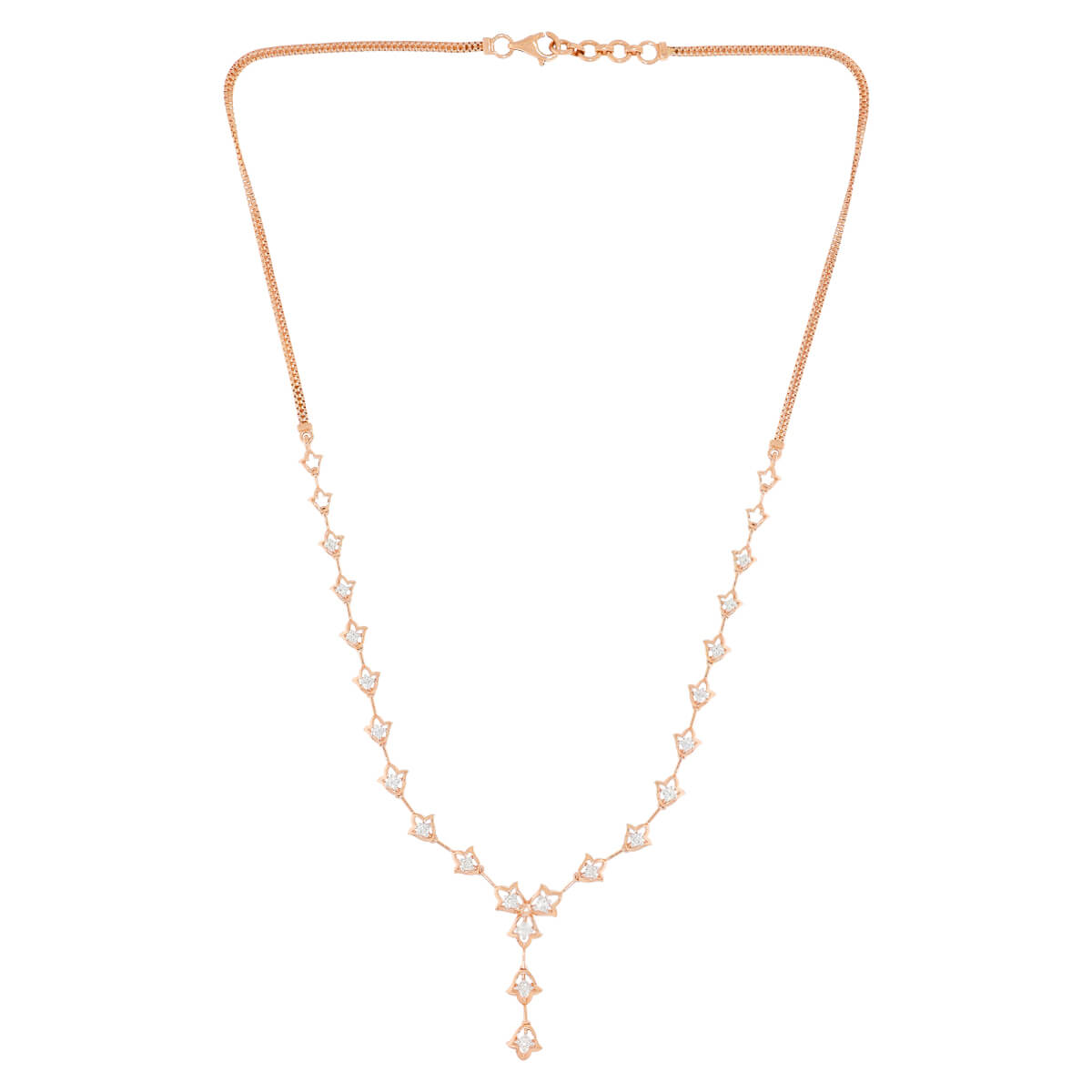 Chic Charm Diamond Short Necklace