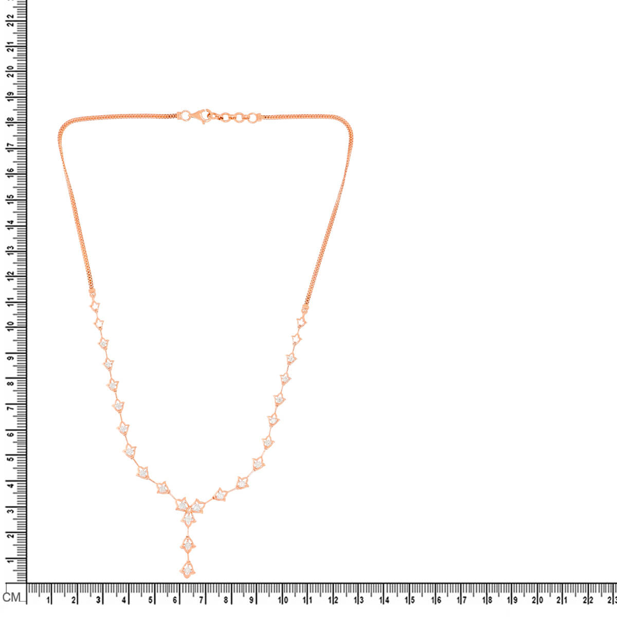 Chic Charm Diamond Short Necklace
