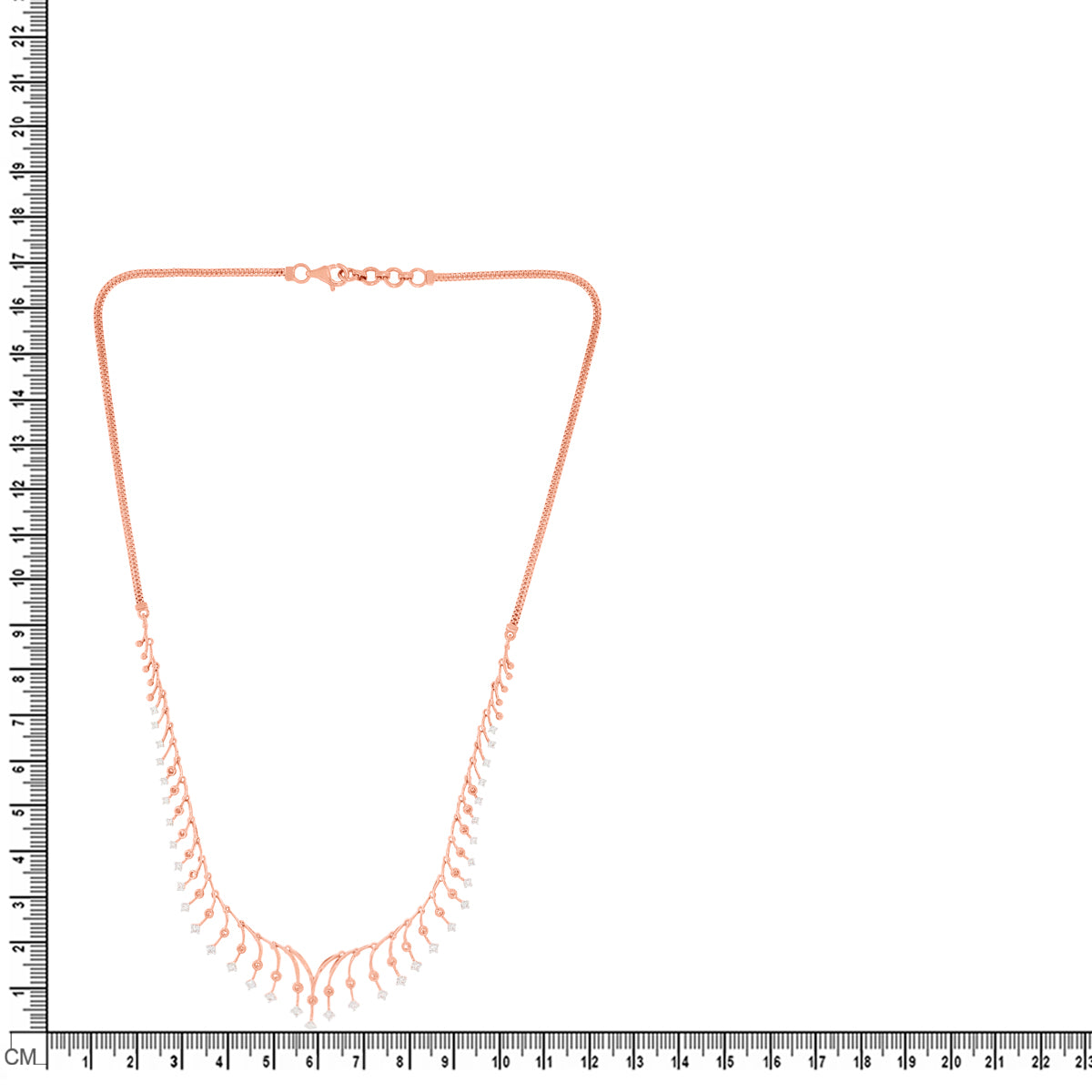 Refined Radiance Diamond Short Necklace