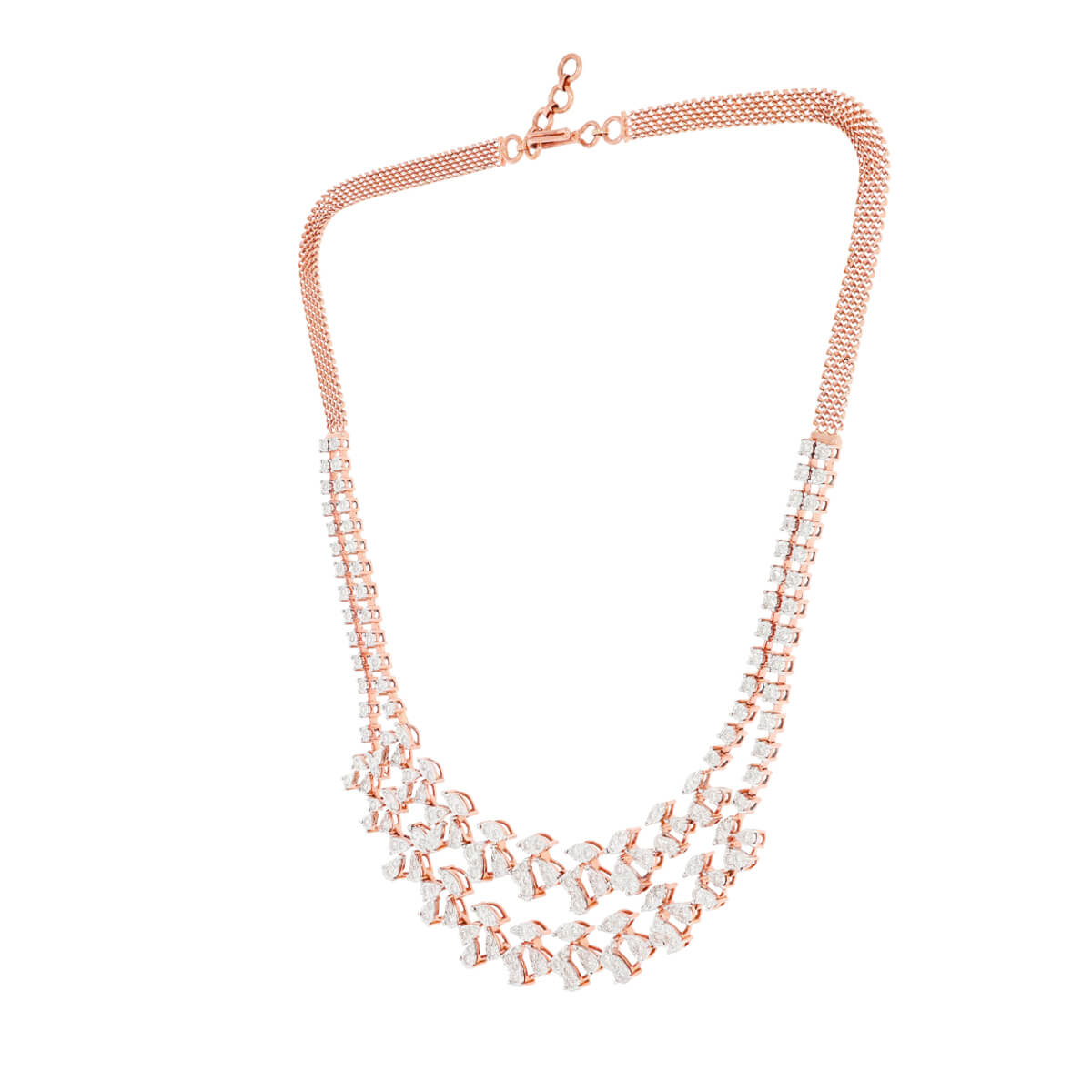 Shimmering Grace Diamond Short Necklace