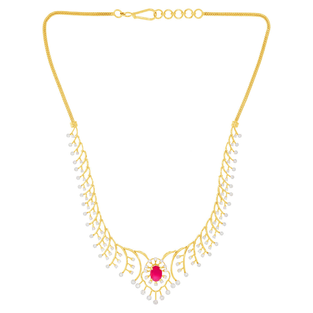 Classic Spark Diamond Short Necklace