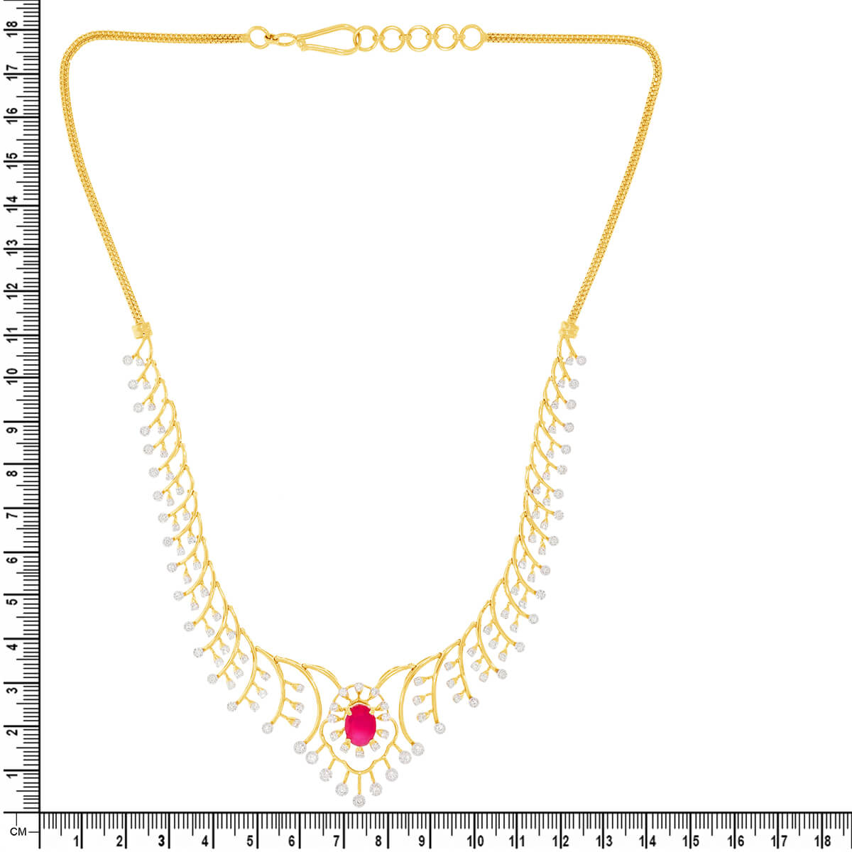 Classic Spark Diamond Short Necklace