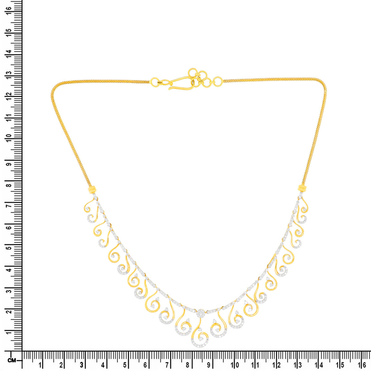 Minimalist Elegance Diamond Short Necklace