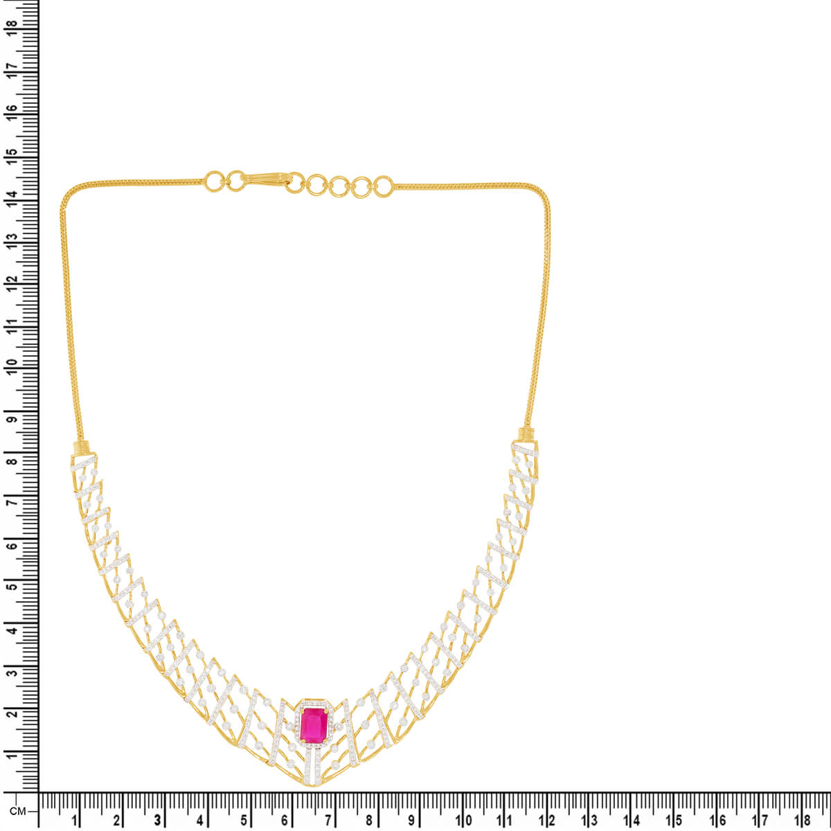 Refined Vibrance Diamond Short Necklace