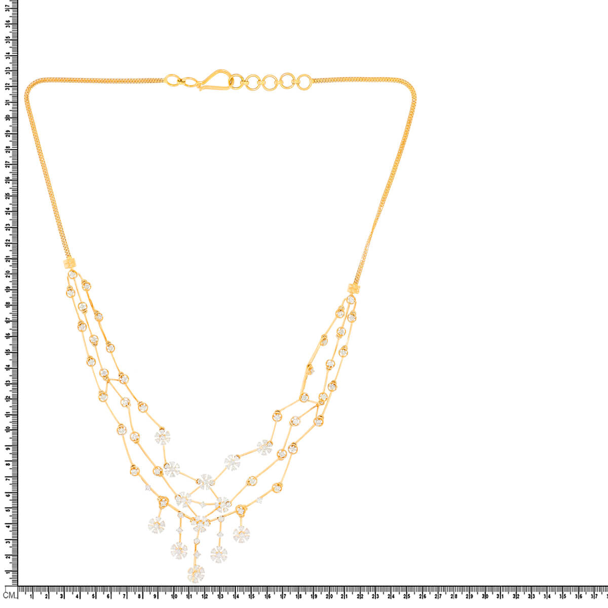 Glistering Grace Diamond Short Necklace