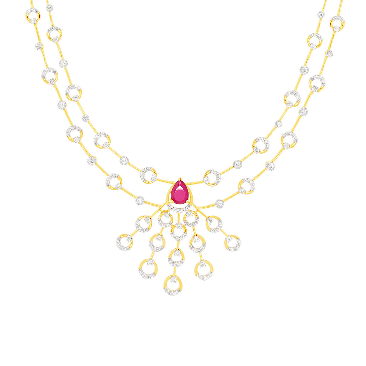 Charming Glitter Diamond Short Necklace