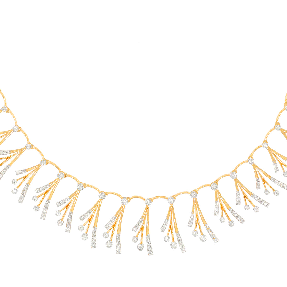 Graceful Gleam Diamond Short Necklace