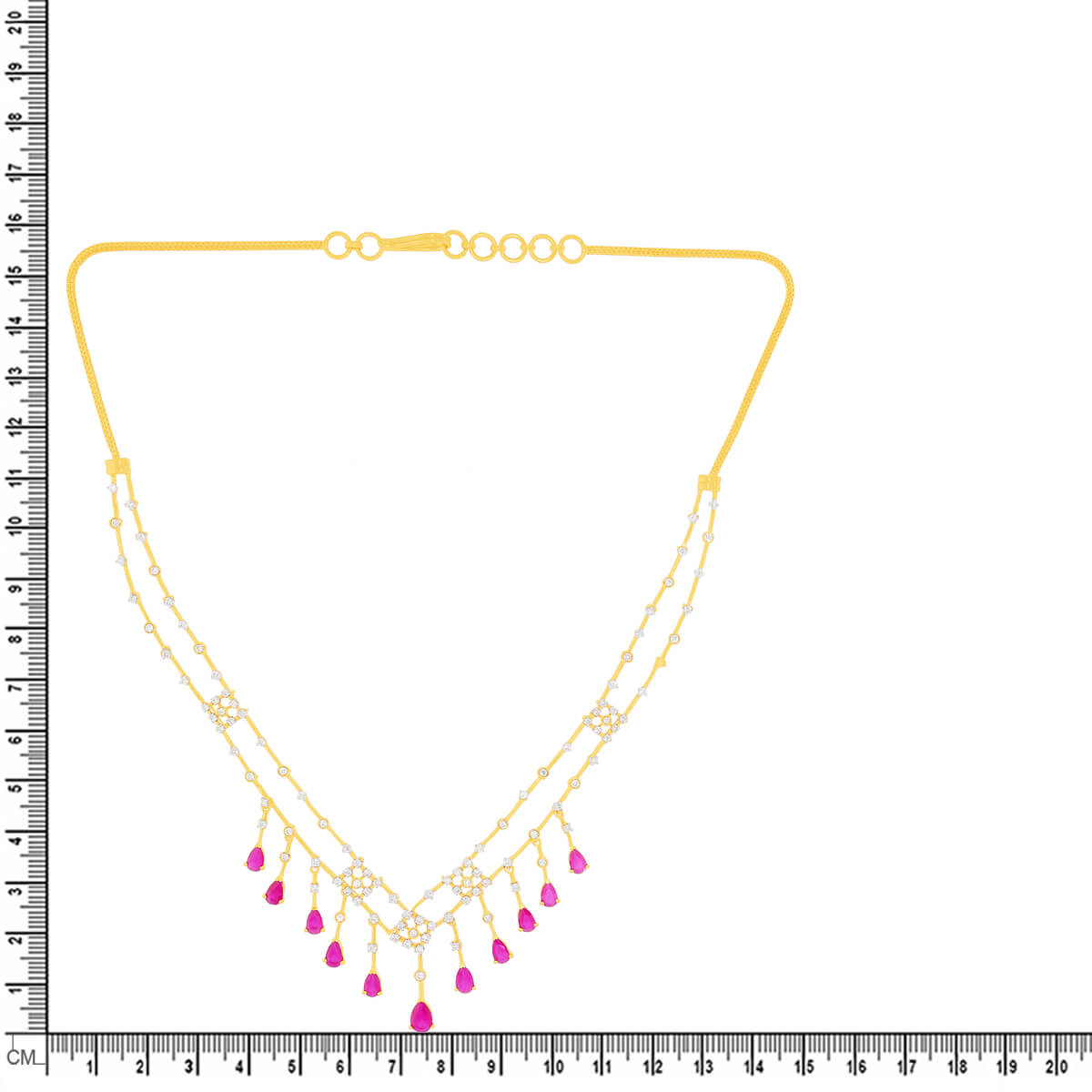 Glistening Bride Diamond Necklace