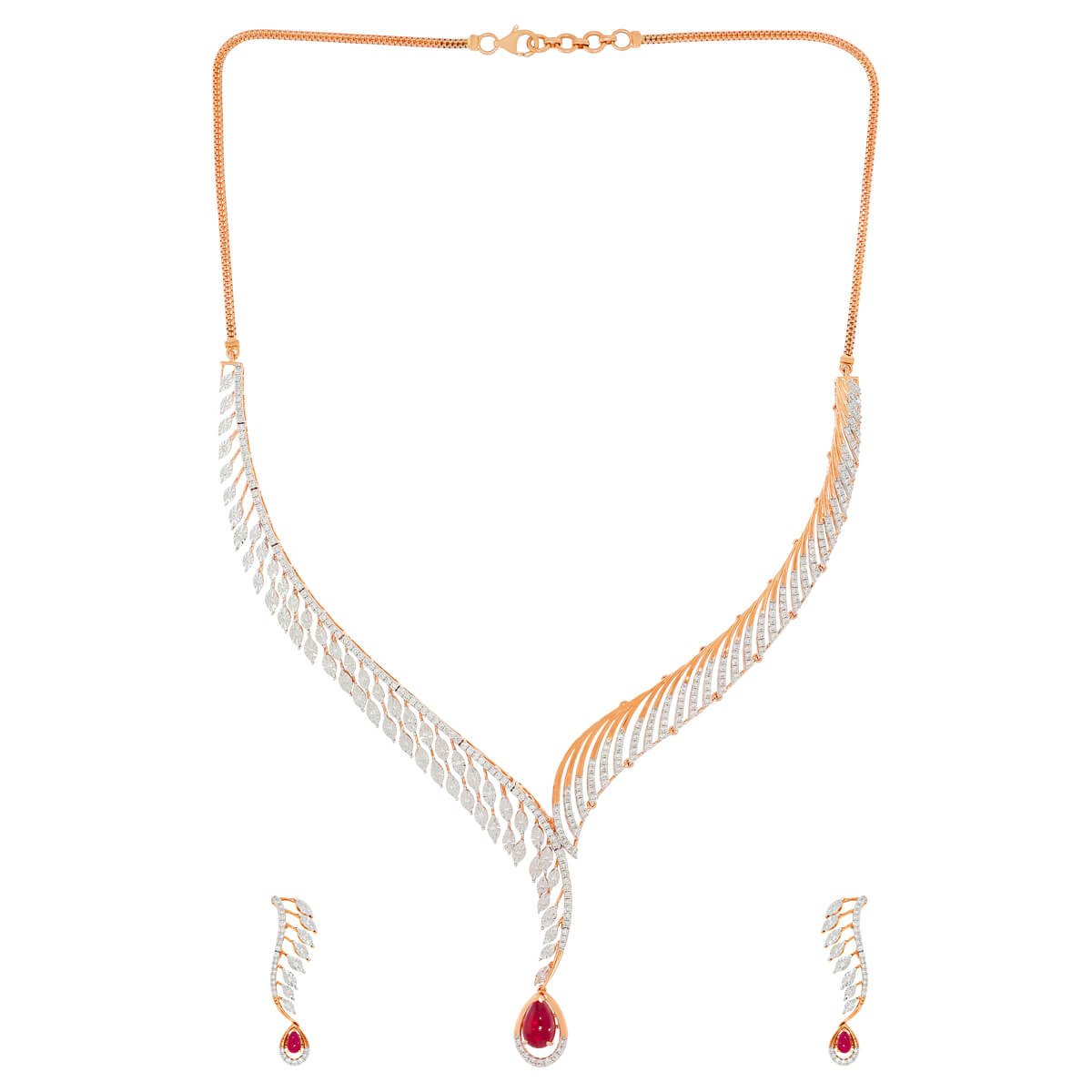 Elegant Shine Diamond Short Necklace
