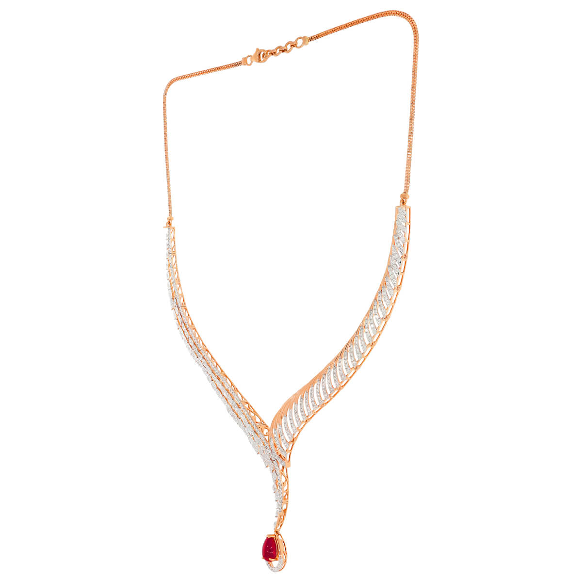 Elegant Shine Diamond Short Necklace