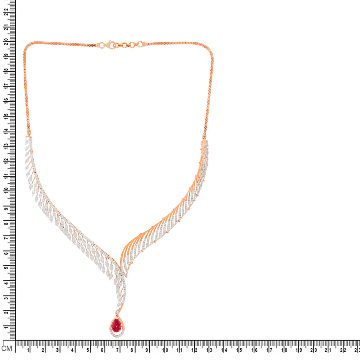 Elegant Shine Diamond Short Necklace