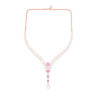 Elegant Style Diamond Short Necklace